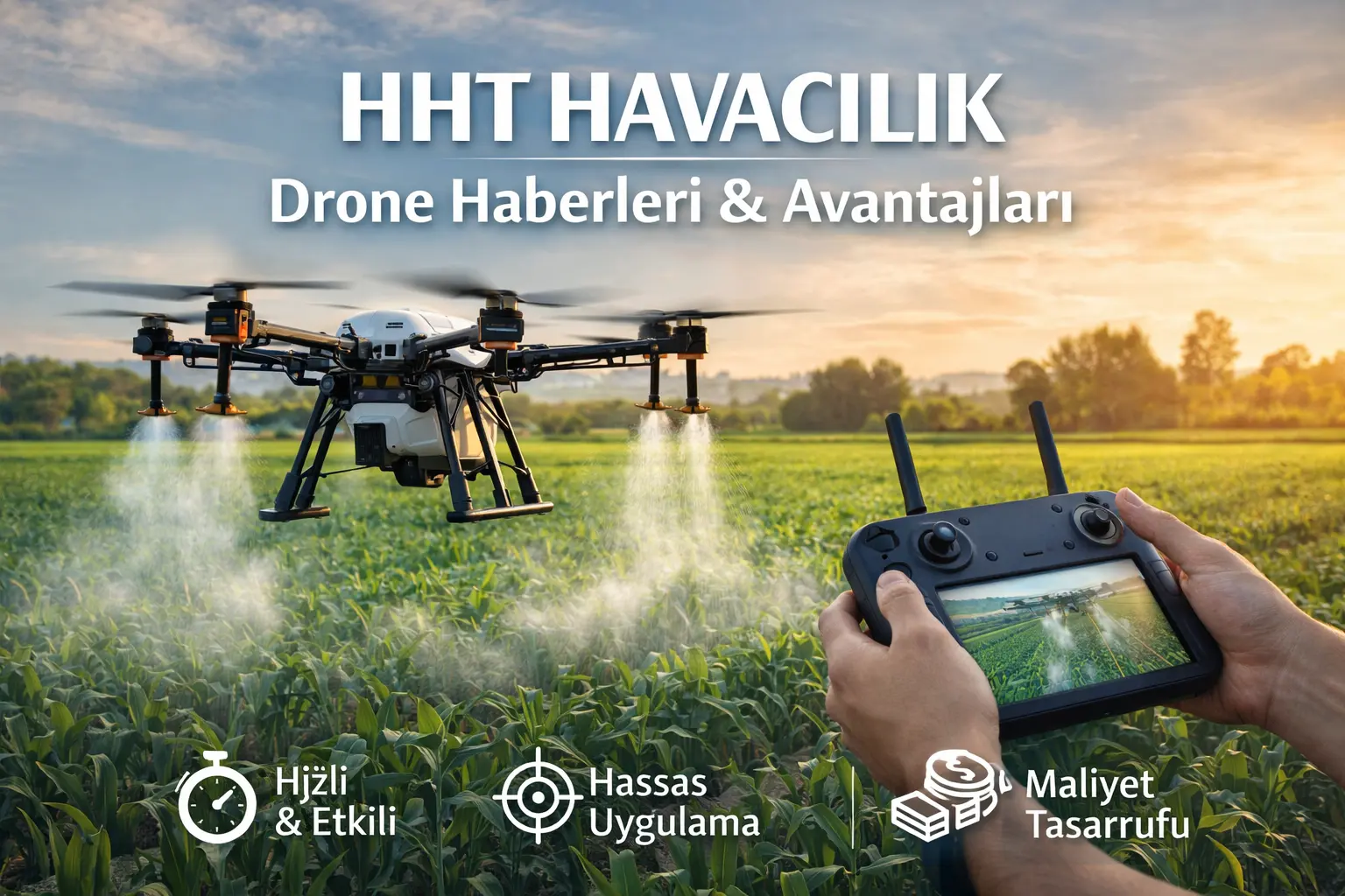Tarımda drone kullanmanın avantajları
