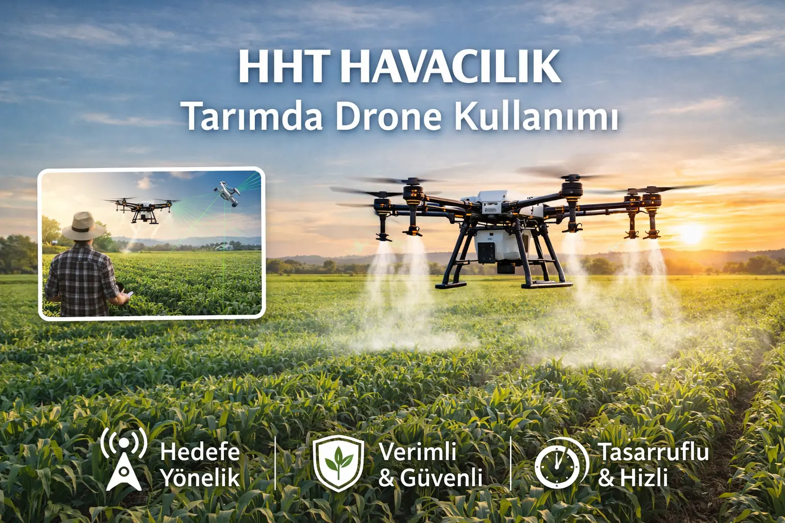 Tarımda drone kullanımı - geleceğin çiftçiliği